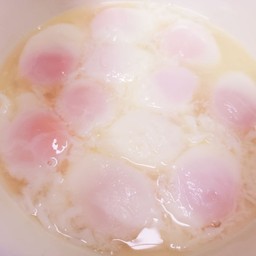 ไข่ หวาน น้ำกะทิ มะพร้าวอ่อน