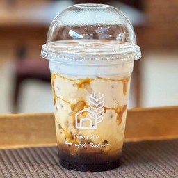 คาราเมล มัคคิอาโตเย็น caramel macchiato