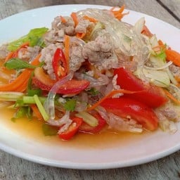 ยำวุ้นเส้นหมูสับ