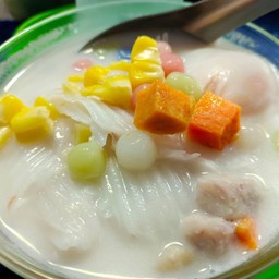 บัวลอยมะพร้าวอ่อน ใส่ไข่ #พิเศษ#