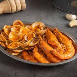 กุ้งขาว+หอยตลับ (Shrimp+Clam)