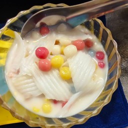 บัวลอยมะพร้าวอ่อน ไม่ไข่ ธรรมดา