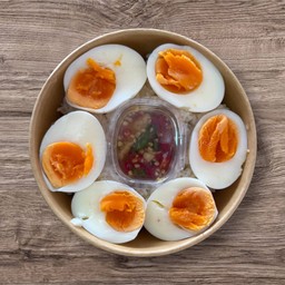 ข้าวไข่ตุ้ม+พริกน้ำปลาสด