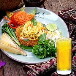 หมี่กะทิ+น้ำสมุนไพร