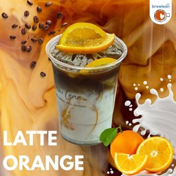 ลาเต้ไซรัปผิวส้ม