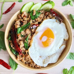 ข้าวกะเพราหมูสับ