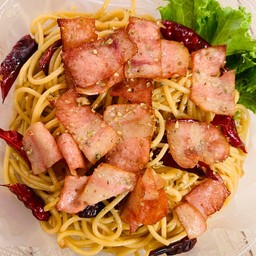 สปาเก็ตตี้พริกแห้ง