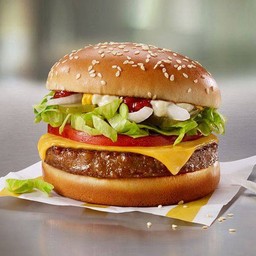 เบอร์เกอร์เนื้อดับเบิ้ลชีส