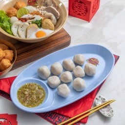 ลูกชิ้นปลากลม10ลูก