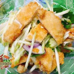 ยำมะม่วงไก่กรอบ