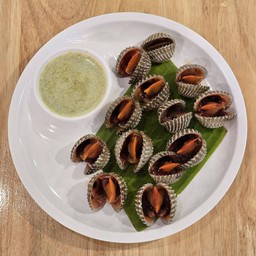 หอยแครงลวก