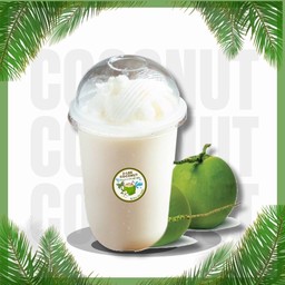 น้ำมะพร้าวสดปั่น