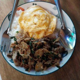 กะเพราจี๊ดจ๊าด บ้านพริกแกง