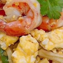 ข้าวหน่อไม้ผัดไข่กุ้ง