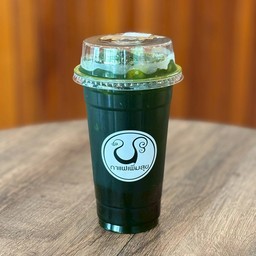 ชาเขียวมะนาวน้ำผึ้งเย็น