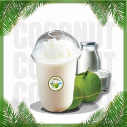 น้ำมะพร้าวปั่นนมสด