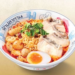 ก๋วยเตี๋ยวต้มยำน้ำข้นปลาเก๋า