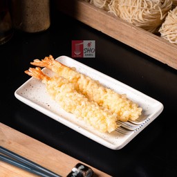 กุ้งทอดจากท้องทะเลตื้นสุดๆ 2 ตัว