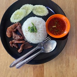 ข้าวหมูทอด