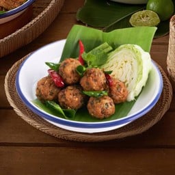 ลาบหมูทอด