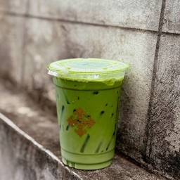 มัทฉะลาเต้ (เลือกโทนฟรี) กลิ่นชัดหอม