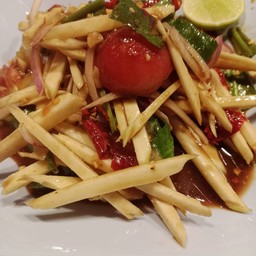 ตำมะม่วง(ปลาร้า)