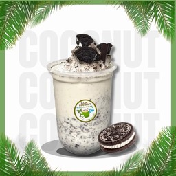 น้ำมะพร้าวปั่นนมสดโอรีโอ้