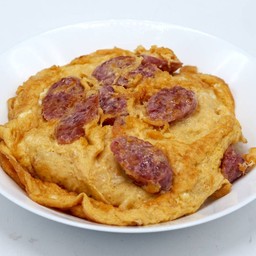 ข้าวไข่เจียวแหนม