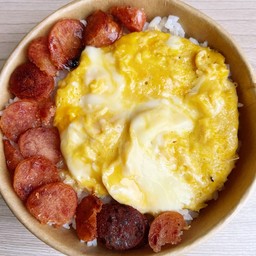 ข้าวไข่ข้นกุนเชียง