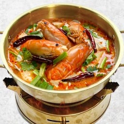 ต้มยำคั่ว กุ้งแม่น้ำ (น้ำข้ม/น้ำใส)