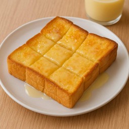 ปังปิ้งเนยนม