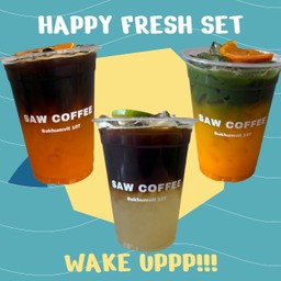 [เซตสุดฮิต] Ice Americano Honey Lemon + Orange Americano + Ice Matcha Orange