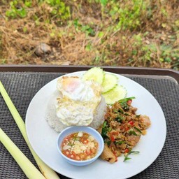 ้ข้าวราดผัดตะไคร้