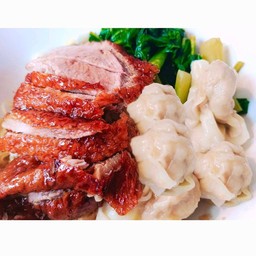 เกี๊ยวหมูเป็ดย่าง