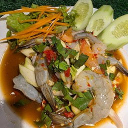 ยำกุ้งสด