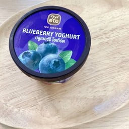 ไอศกรีมแบบถ้วย โยเกิร์ตบลูเบอร์รี่