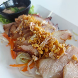 คอหมูย่างแท้