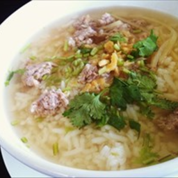 ข้าวต้มหมูสับ (ชาม)