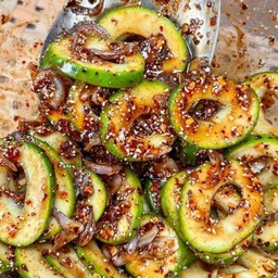 มะม่วงเบา คลุกน้ำปลาร้าแจ่ว