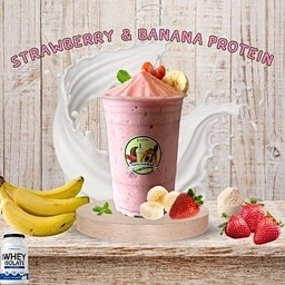 Blueberry Strawberry Banana Protein บลูเบอร์รี่สตอว์เบอร์รี่กล้วยโปรตีนสมูทตี้