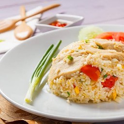 ข้าวผัดไก่(Chicken fried rice)