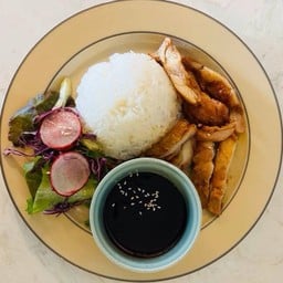 ข้าวไก่สไปซี่เทอริยากิ Spicy Chicken Teriyaki with Rice