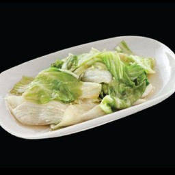 ผักกาดแก้วผัดน้ำมันหอย(Stir-fried lettuce with oyster sauce)