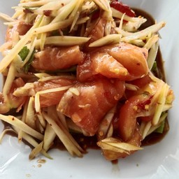 ตำแซลม่อน(ปลาร้า)