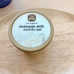 ไอศกรีมแบบถ้วย นมฮอกไกโด