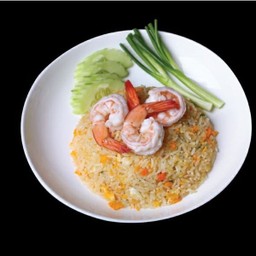 ข้าวผัดกุ้ง(Shrimp fried rice)