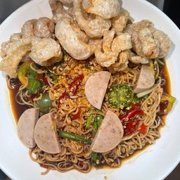 ตำมาม่าหมูยอแคปหมู