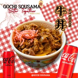 [อร่อยซ่ากับโค้ก] ข้าวหน้าเนื้อเทอริยากิ+โค้กออริจินอล