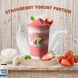 Strawberry Yogurt Protein สตอว์เบอร์รี่โยเกิร์ตโปรตีนสมูทตี้