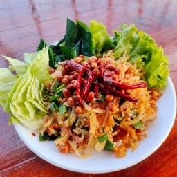 ยำแหนมข้าวทอด ปกติ